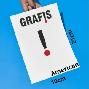 Letak American (21 x 10 cm)